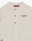 Linen check shirt DADIEGO / 22H1BGD1CHM001