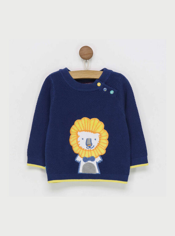 Navy Pullover RAEDOU / 19E1BGC1PUL713