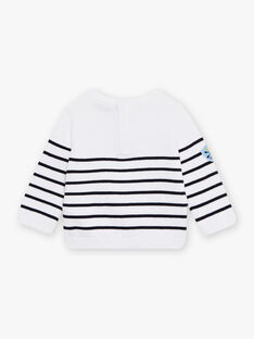 Baby boy's embroidered sailor sweater CAGUSTAVE / 22E1BG81PUL001