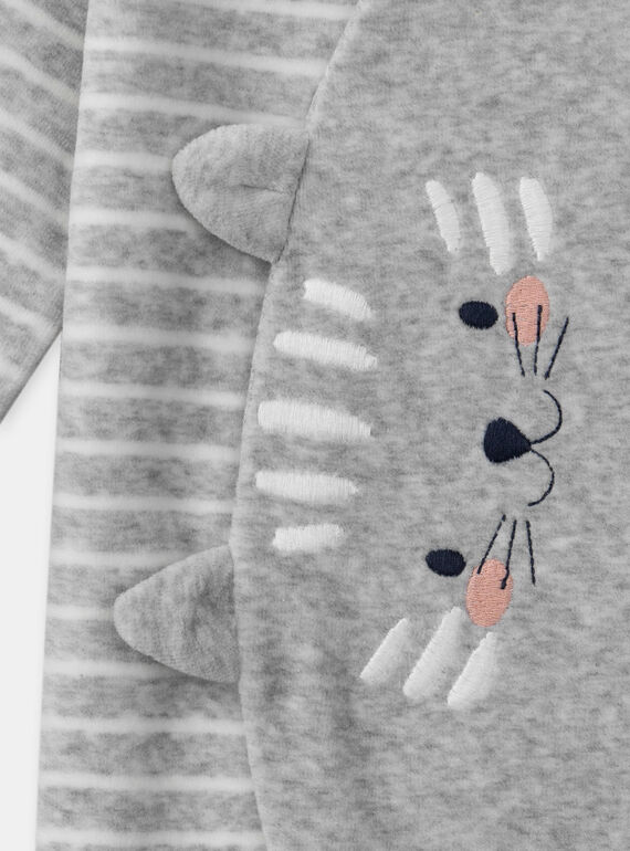 Heather grey BABYGROW LECOLIN / 24H5BG41GRE943