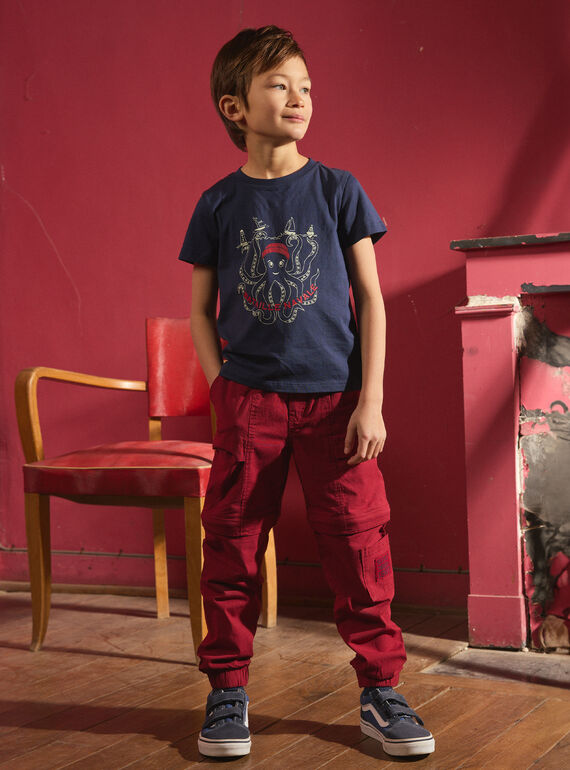 Navy TEE SHIRT SS MONORAGE / 25E3PGJ3TMC070