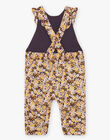 Flower print twill overalls DACLARISSE / 22H1BFD1SALC214