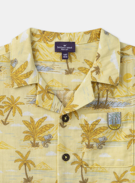 Straw yellow SHIRT MLACHAGE / 25E3PGK1CHM104