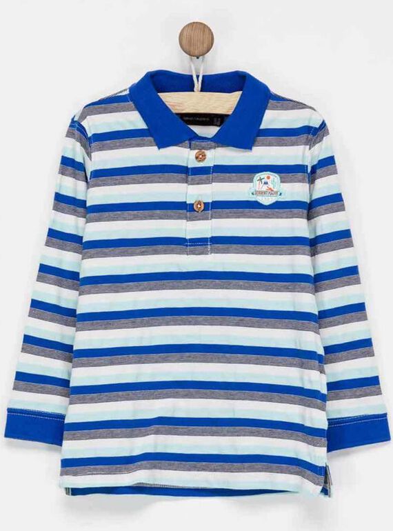 Turquoise Polo shirt NAPOLAGE / 18E3PG72POLC216