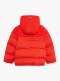 Red down jacket with hood GYREDAGE / 23H3PG51D3EF518