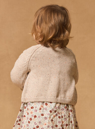 Heathered off white CARDIGAN MABELLE / 25E1BF71CAR006