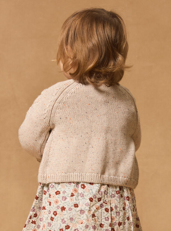 Heathered off white CARDIGAN MABELLE / 25E1BF71CAR006