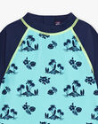 Child boy turquoise anti-UV t-shirt CYSURFAGE / 22E4PGO2TUV203