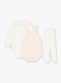 Light pink bodysuit, romper and tights GOLDA / 23H0CFL2ENS301