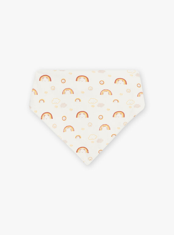 Baby Boy Sky Printed Bodysuit and Scarf CAARLO / 22E1BG71BOD001