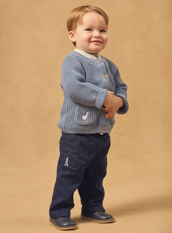 Greyish blue CARDIGAN NAKINAN / 25H1BGQ1CAR205