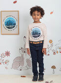 Baby boy dark blue jeans with belt BIDISAGE / 21H3PGJ1JEAP270