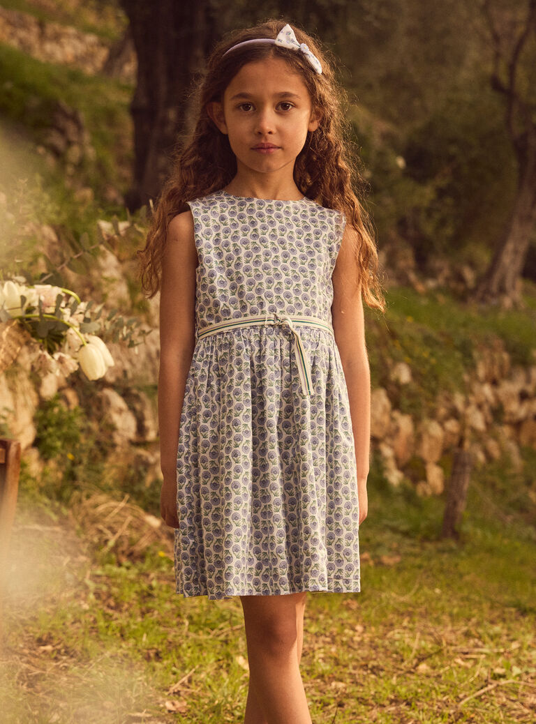 Light green DRESS MLEREVETTE / 25E2PFO3ROBG600