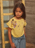 Yellow floral T-shirt KOUETTE / 24E2PFD1TMCB104