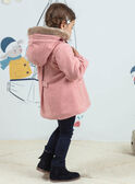 Child girl pink duffle coat BLODUFETTE / 21H2PFD1MAND314