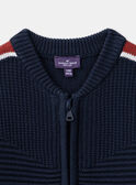 Navy KIDS CARDIGAN LOGILAGE / 24H3PGL1GILC205