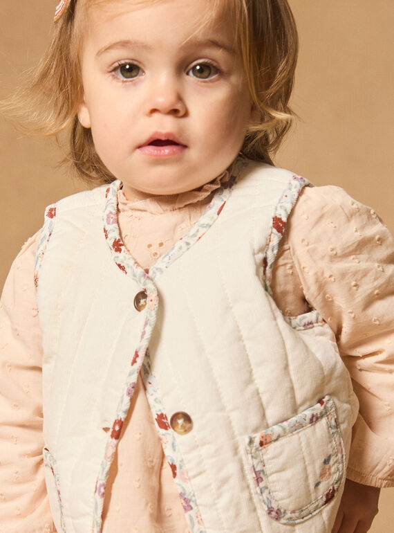 Off white CARDIGAN WHITHOUT SLEEVES MABRUNE / 25E1BF71CSM001