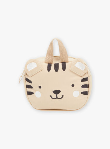Beige backpack with 3D ears animation Beige backpack with 3D ears animation FAGERALD / 23E4BGD1BES801