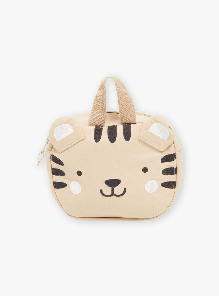 Beige backpack with 3D ears animation Beige backpack with 3D ears animation FAGERALD / 23E4BGD1BES801