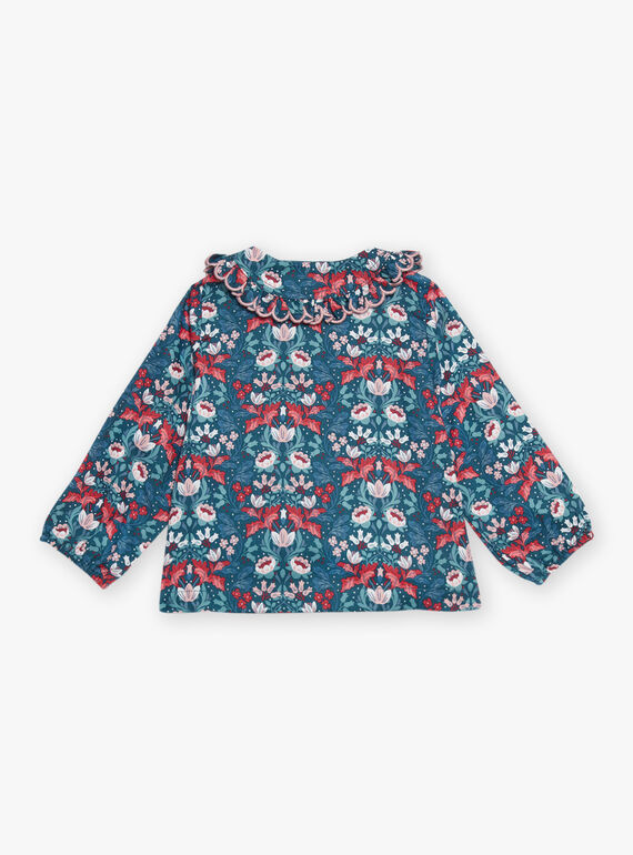 Flower print twill blouse DATAHINA / 22H1BFZ1CHEG633