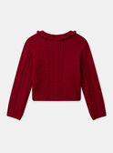 Red CARDIGAN NOMALETTE / 25H2PFP2CAR050