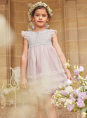 Parma violet tulle dress KREVETTE / 24E2PFL2ROB320