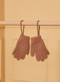 Light brown GLOVES & MITTENS LISUETTE / 24H4PF72GAN804