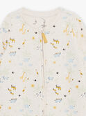 Beige jungle print sleep suit FEDORIAN / 23E5BG25GREA011