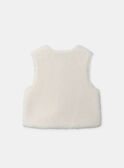 Ivory CARDIGAN WHITHOUT SLEEVES NAMARIUS / 25H1BGT1CSM005