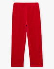 Christmas print velvet pajama top and pants set DODIRAGE / 22H5PG73PYJC205