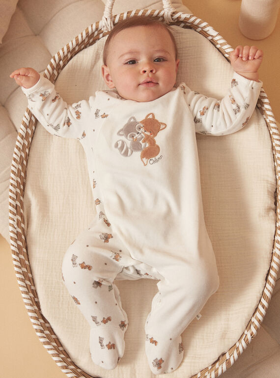 Off white BABYGROW LORENS / 24H0NG12GRE001