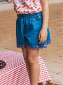 Dark denim MINI SHORT SKIRT MLUJUETTE / 25E2PFQ1JPSK005