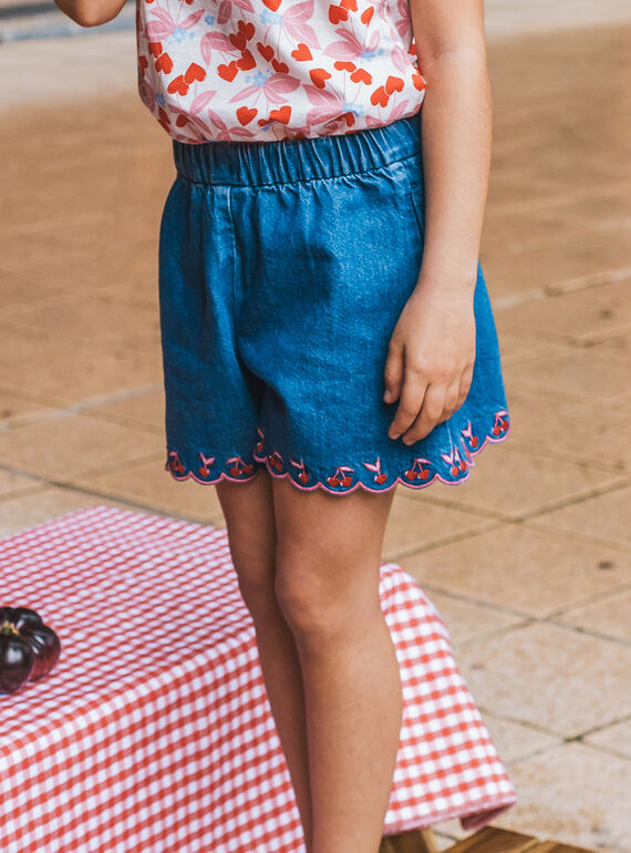 Dark denim MINI SHORT SKIRT MLUJUETTE / 25E2PFQ1JPSK005