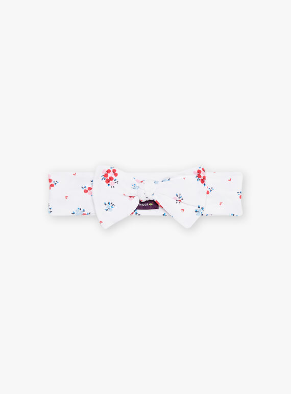 Flowery headband with bow detail baby girl CAFLEUR / 22E4BF82BAN001