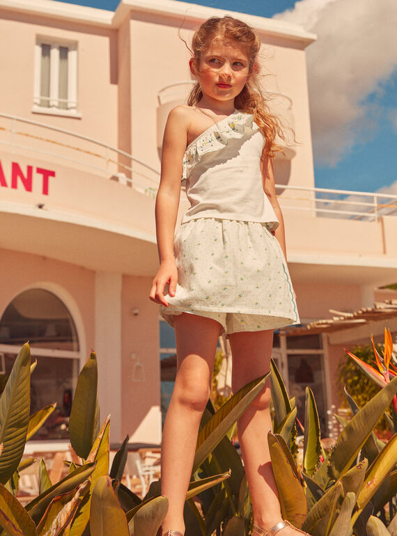 Ivory MINI SHORT SKIRT KLIJUPETTE / 24E2PFR1JPS005