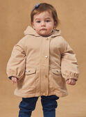 Beige PARKA NIMAUD / 25H1BFE1PAR080