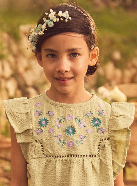 Light green TEE SHIRT SS MLEBIMETTE / 25E2PFO1TMCG600