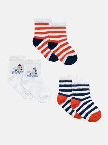 Off white SOCKS SETx3 KACESAR / 24E4BG42LC3001