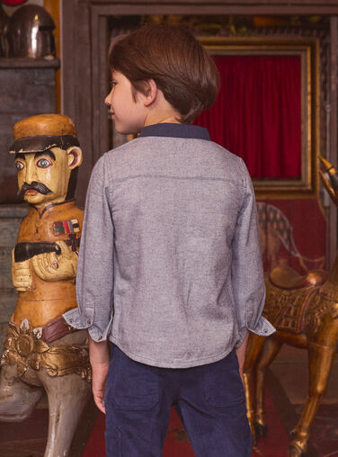 Heathered blue SHIRT LYCHEMAGE / 24H3PGO1CHM222