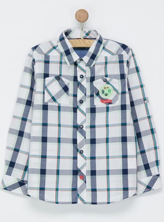 Navy Shirt NARAGE / 18E3PG81CHMC205