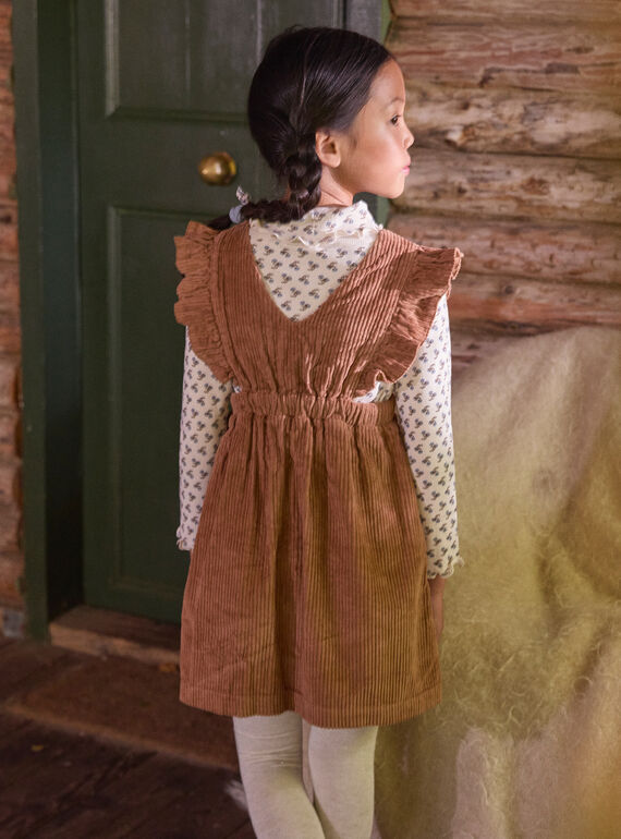 Light brown JUMPER DRESS LAROMETTE / 24H2PFS1CHSI810