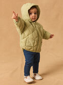 Blue green DOWN JACKET MIMORGANE / 25E1BF31D3E614