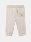 Heather beige PANTS LAULRIK / 24H1BGS1PANA011