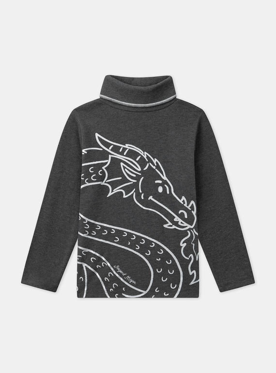 Grey TURTLE NECK LADRAGE / 24H3PGQ1SPLJ922