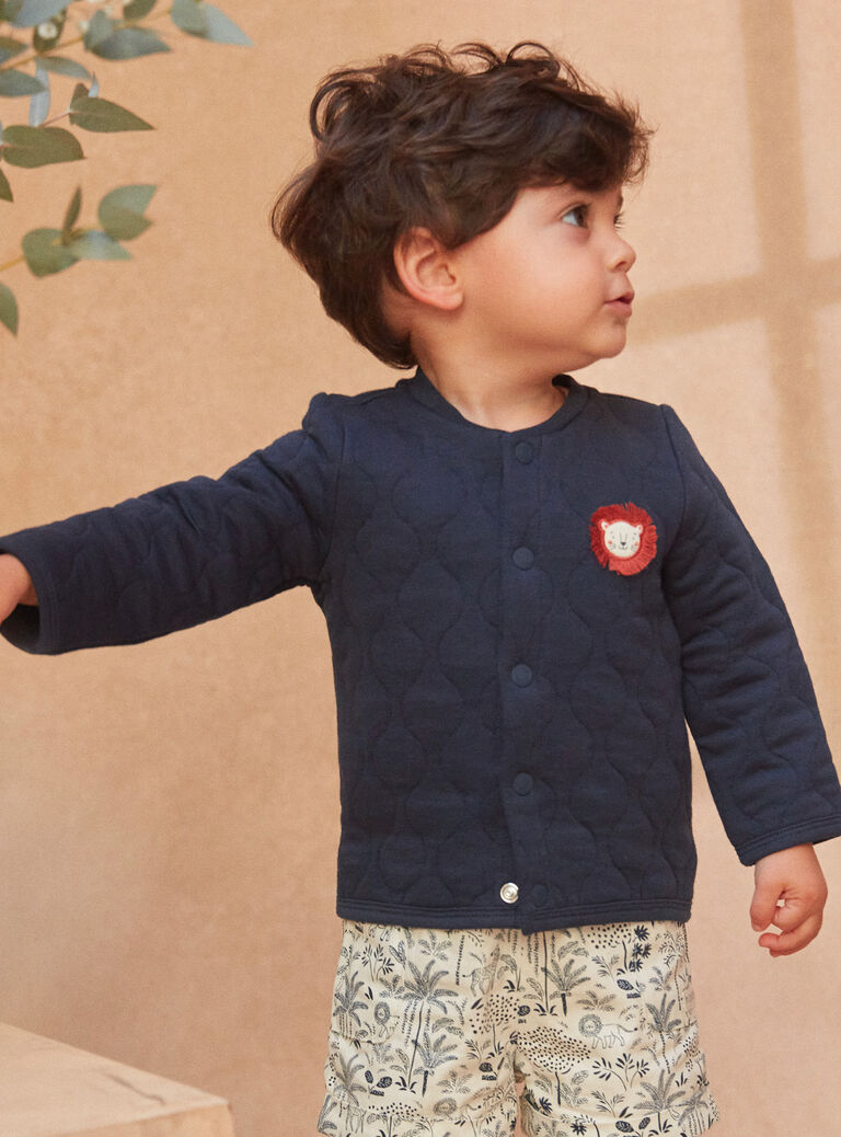 Navy KIDS CARDIGAN Navy KIDS CARDIGAN KAMARVIN / 24E1BGE1GIL070
