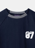 Navy TEE SHIRT LS LAEFAGE / 24H3PGP1TML070