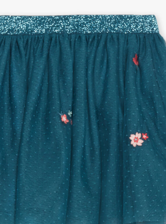 Flower embroidery tutu skirt DUIJUPETTE / 22H2PFZ1JUPG633
