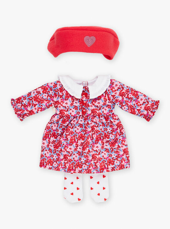 Mon Adorable Poupée doll set, dress, tights and beret SMAFA0049TH4 / 23J7GF32HPO099