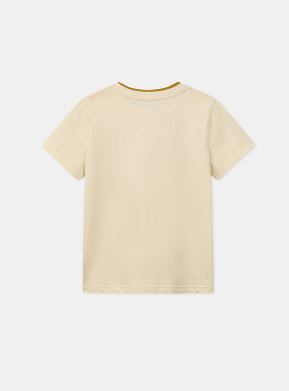 Light yellow TEE SHIRT SS KOBALLAGE / 24E3PGD3TMCB103