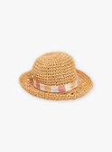 Natural straw hat FAURIKA / 23E4BFP1CHA009